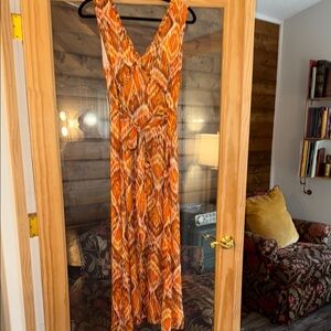 Dress Forum Vibrant Orange Maxi Dress